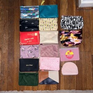 Make Up/Cosmetic Bag Set of 16